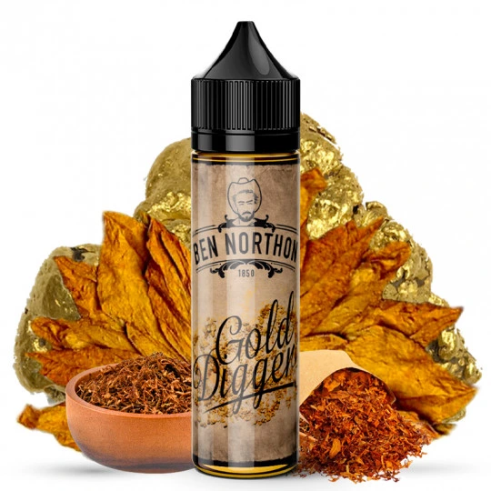 Flacon e-liquide Gold Digger Ben Northon 50ml saveur classic blond
