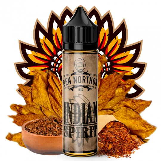 Flacon e-liquide Indian Spirit Ben Northon 50ml format shortfill