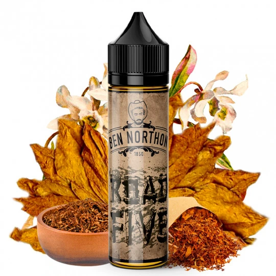 Flacon e-liquide Road Five Ben Northon 50ml saveur classic blond américain