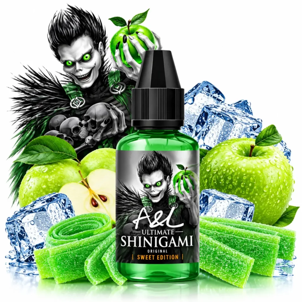 Flacon de concentré Shinigami 30ml Ultimate A&L arôme DIY pomme verte fraîche