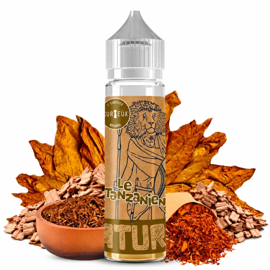 Flacon de e-liquide Le Tanzanien Curieux Édition Natural 50ml base végétale