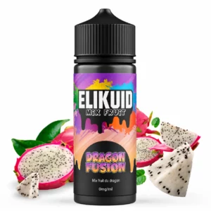 Flacon e-liquide Dragon Fusion 100ml Elikuid by Liquidelab goût fruit du dragon frais