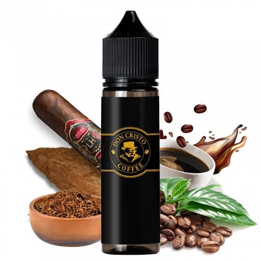Flacon d e-liquide Don Cristo Coffee 50ml de PGVG Labs saveur cigare cubain et café