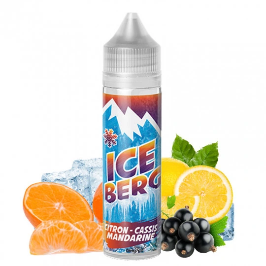 Flacon eliquide citron cassis mandarine Iceberg 50ml Liquidelab