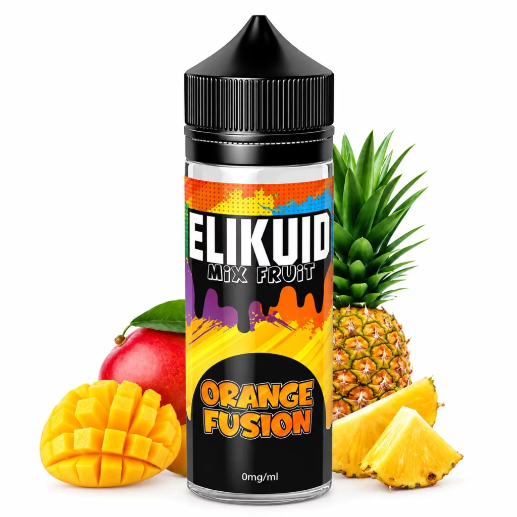 Flacon de e-liquide Orange Fusion 100ml Eluikid by Liquidelab