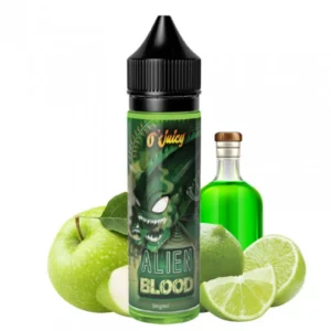 Flacon eliquide Alien Blood 50ml Blood by Liquidelab saveur pomme verte citron vert absinthe