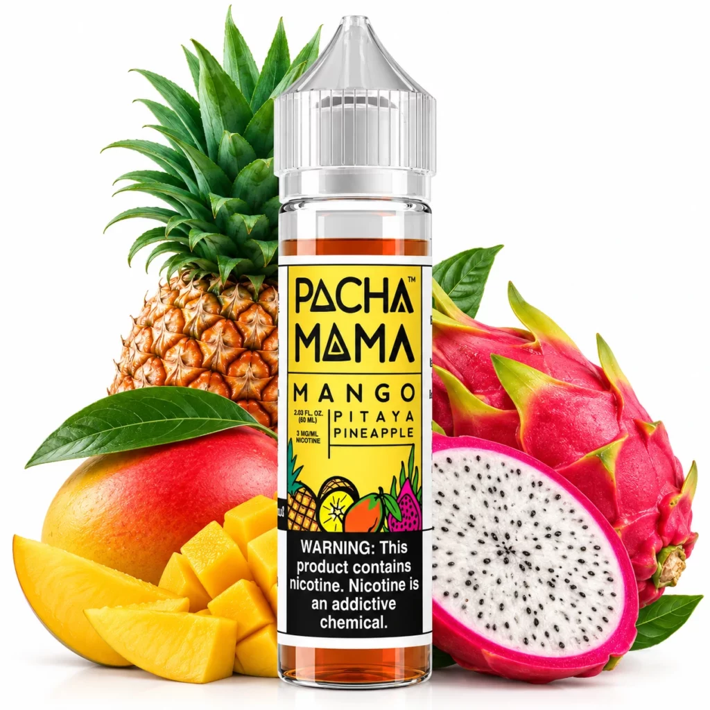 Flacon e-liquide Mango Pitaya Pineapple Pachamama 50ml Charlie's Chalk Dust