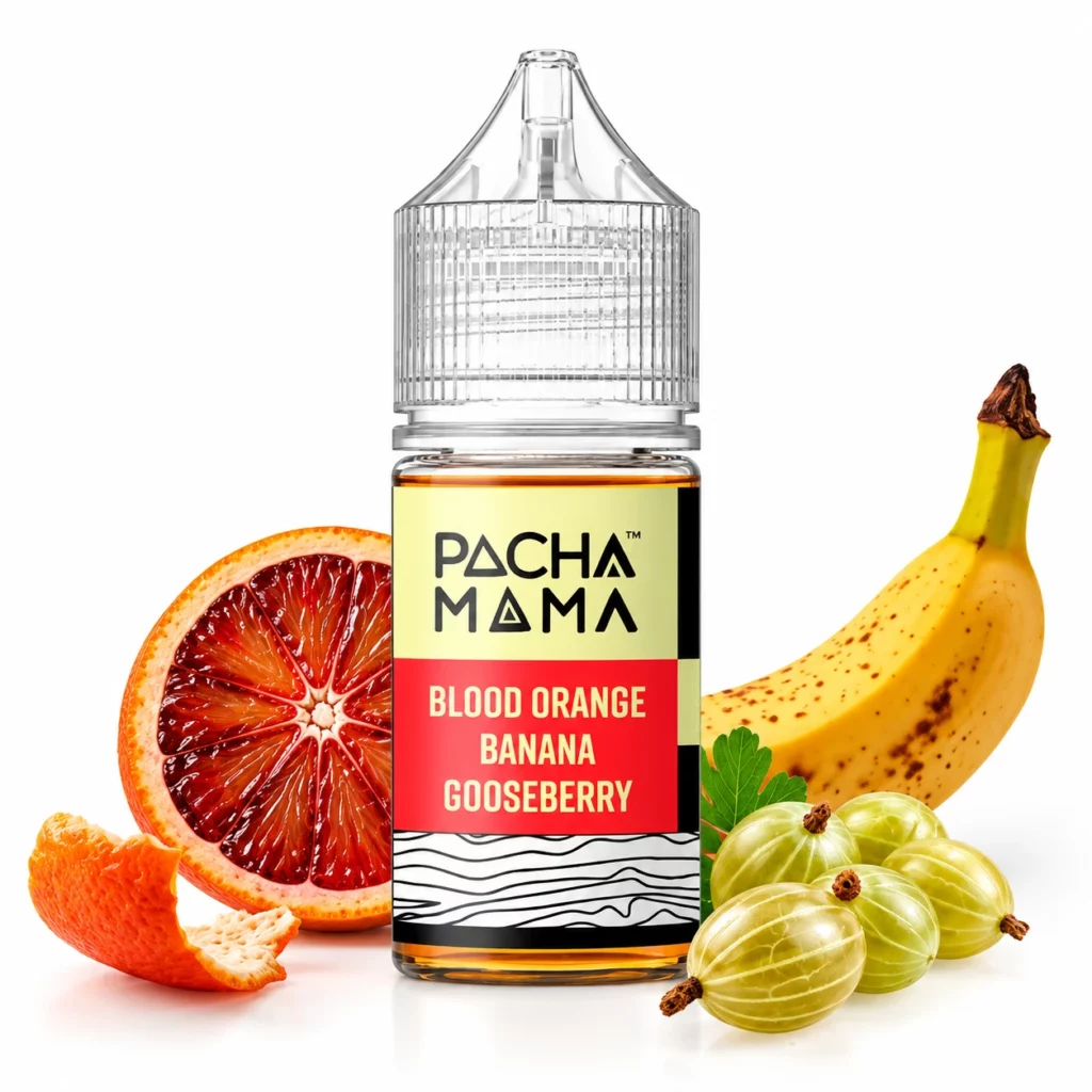 Flacon d arôme concentré Blood Orange Banana Gooseberry Pachamama 30ml pour DIY