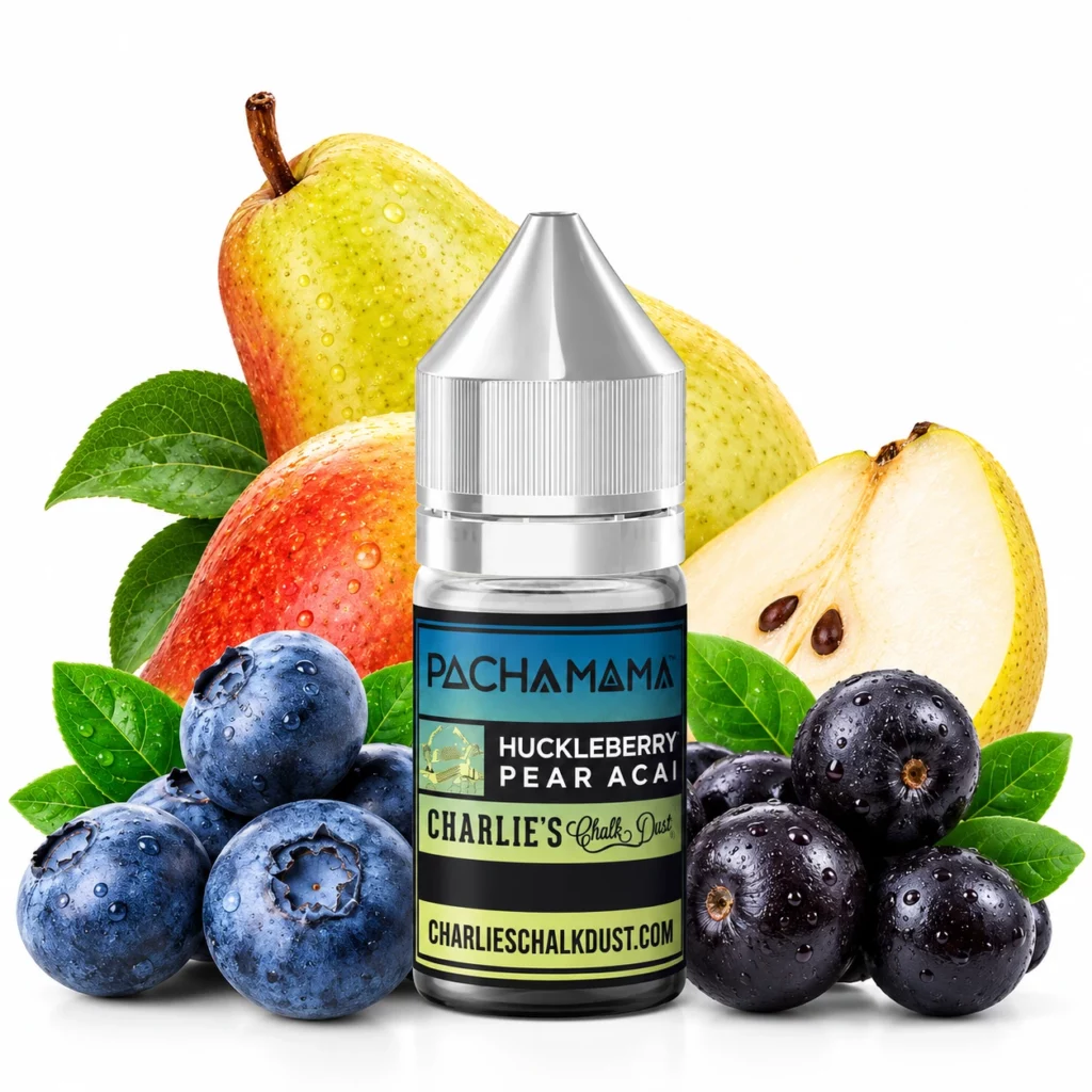 Flacon de concentré Huckleberry Pear Acai Pachamama 30ml pour e-liquide DIY