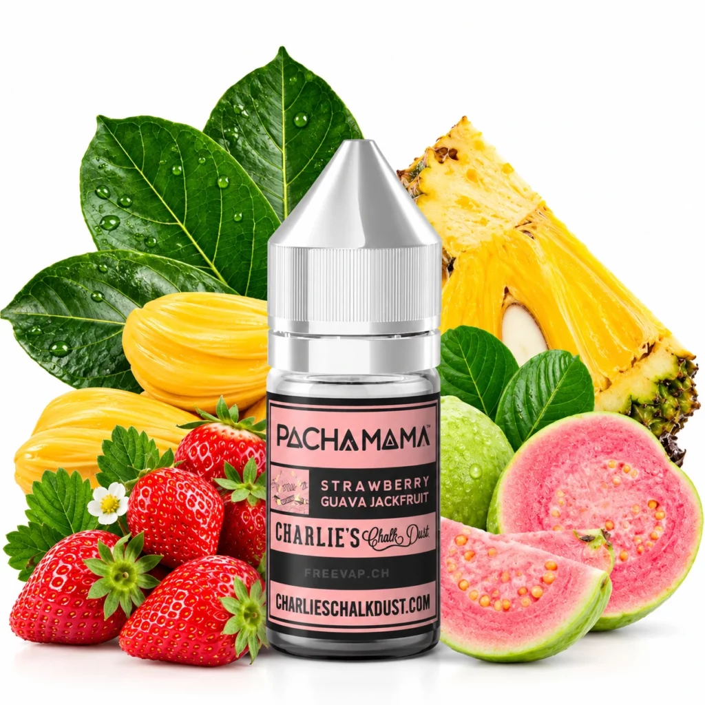 Flacon d'arôme concentré Strawberry Guava Jackfruit Pachamama 30ml pour préparation e-liquide DIY