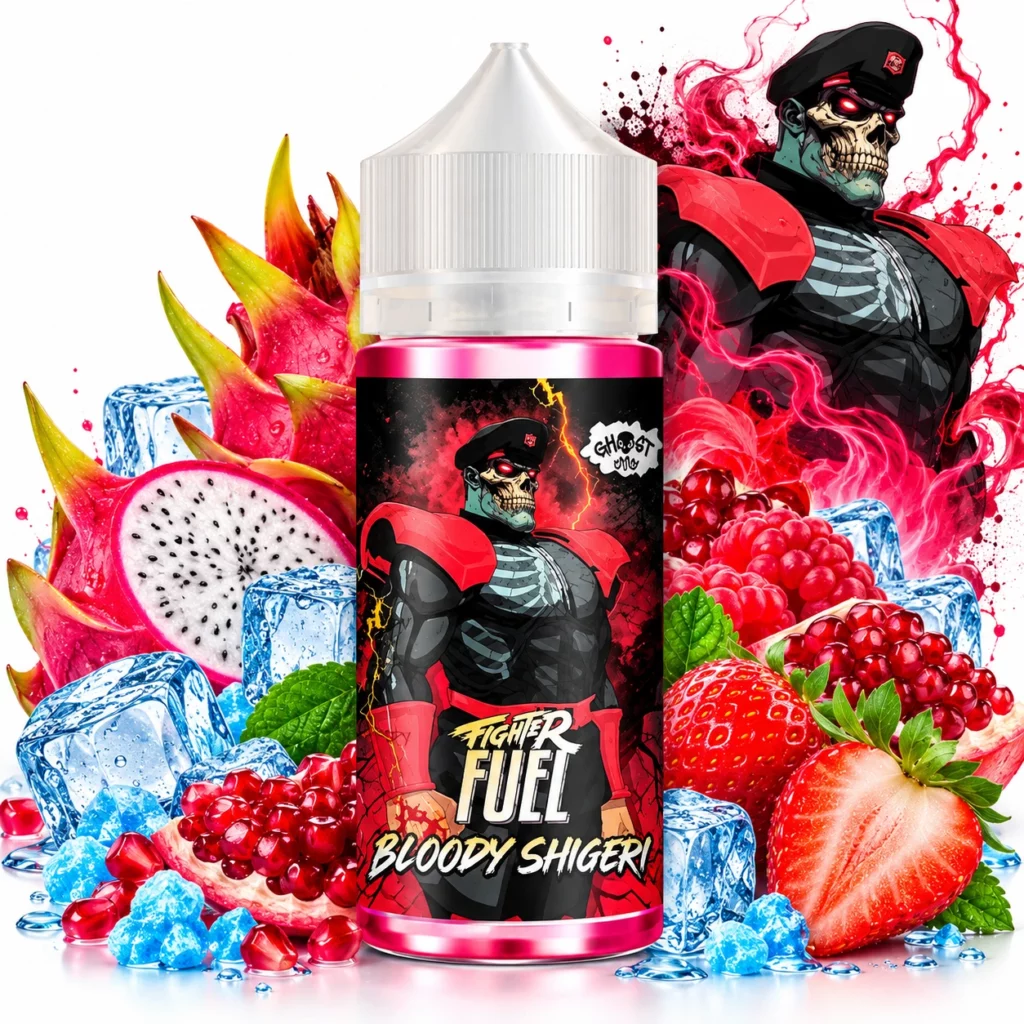 Flacon e-liquide Bloody Shigeri Fighter Fuel 100ml par Maison Fuel