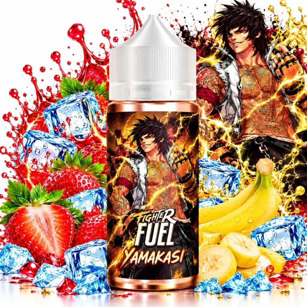 Flacon d'e-liquide Yamakasi Fighter Fuel 100ml par Maison Fuel
