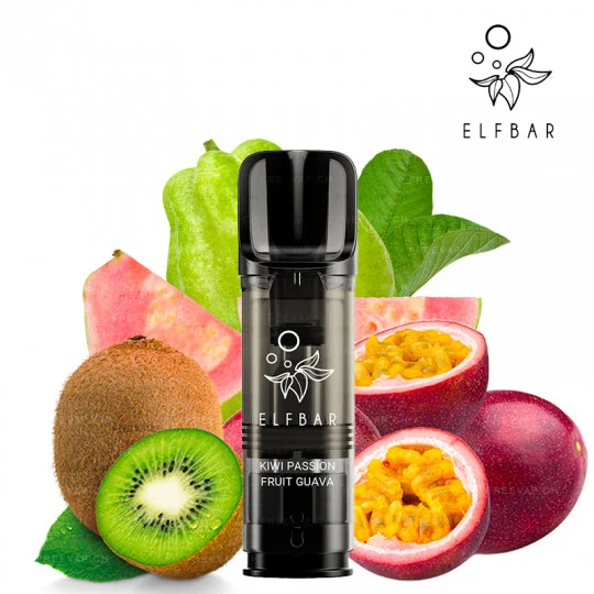 Cartouche Elfbar – ELFA Pro 2ml Kiwi Passion Fruit Guava (2x)