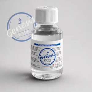 Flacon de base neutre 50/50 100ml sans nicotine Génésis Vape pour e-liquide DIY