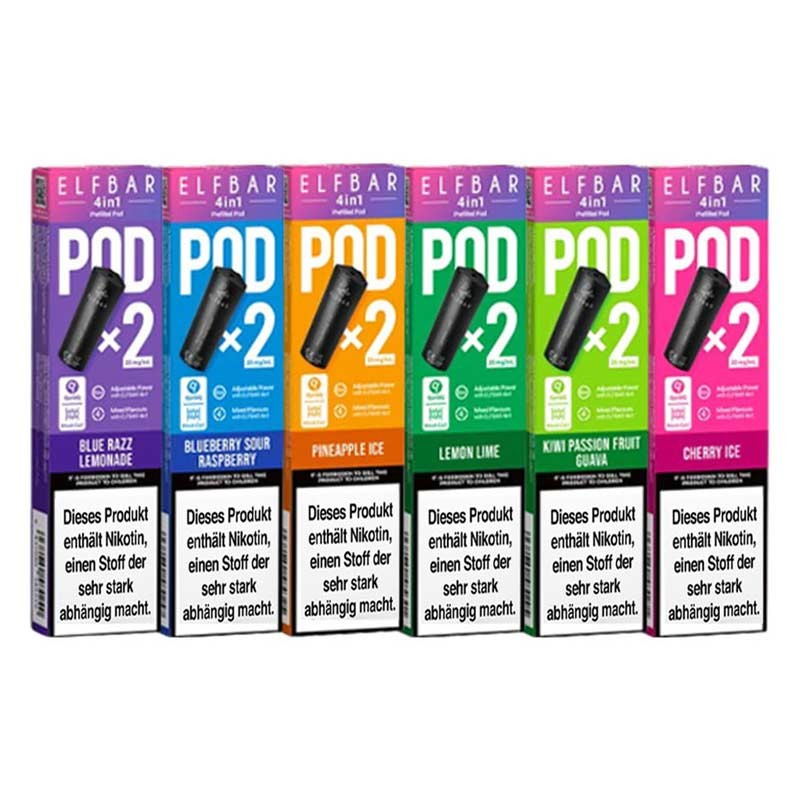 Cartouche Elfbar – Pod 4in1 2ml 20mg (2x)