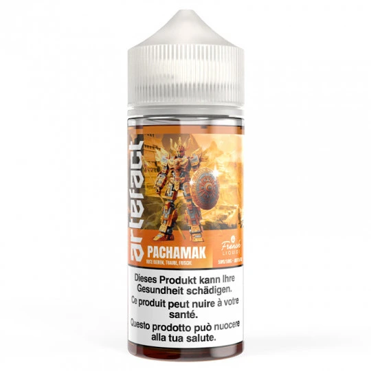 Flacon de e-liquide Pachamak Artefact 100ml Le French Liquide saveur fruits rouges raisin frais