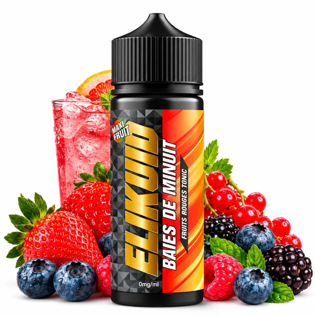Flacon d'e-liquide Baies de Minuit Elikuid by Liquidelab format 100ml
