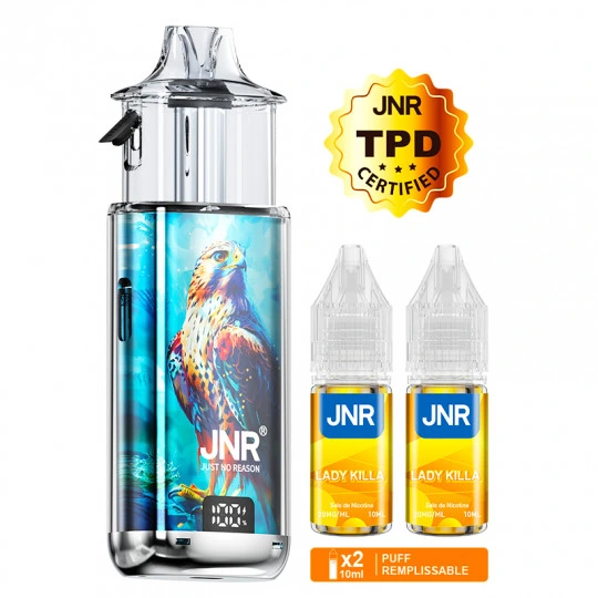 Cigarette électronique Falcon Infinity 55K Lady Killa JNR avec ses deux fioles 10ml