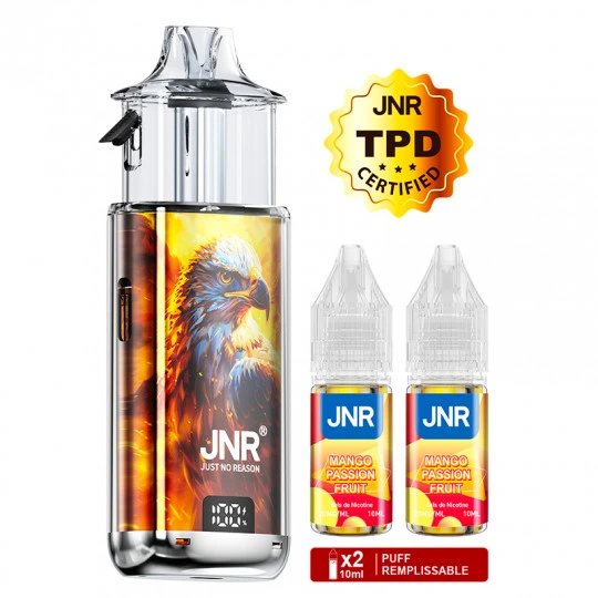 Kit Falcon Infinity 55K Mango Passion Fruit JNR avec 2 fioles de 10ml