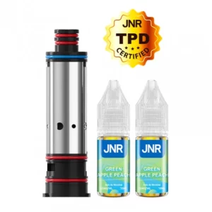 Pack résistance Falcon Infinity 55K Green Apple Peach JNR avec 2 fioles de 10ml