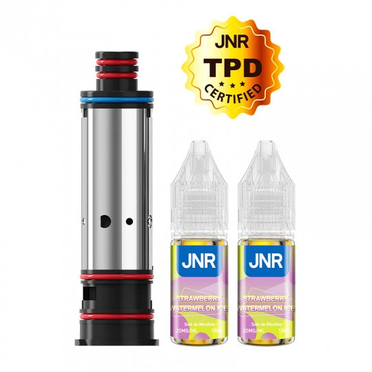 Pack résistance Falcon Infinity 55K Strawberry Watermelon Ice JNR avec 2 fioles 10ml